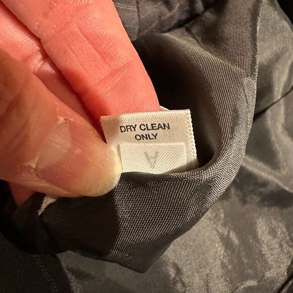 Ann Taylor Factory Pinstriped pants 4 Wide Leg Lined Office Work Professional - Picture 10 of 10